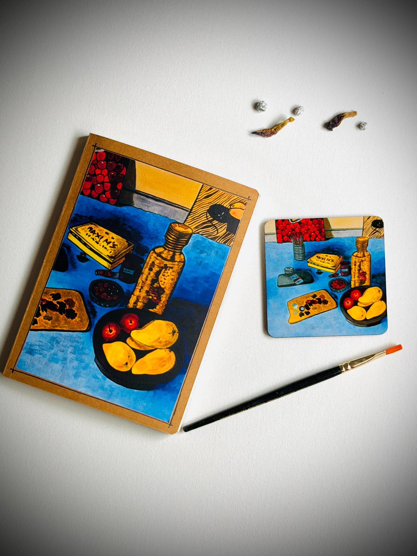 The "Desk Ritual"Art Bundle (Notebook+Coaster Set)