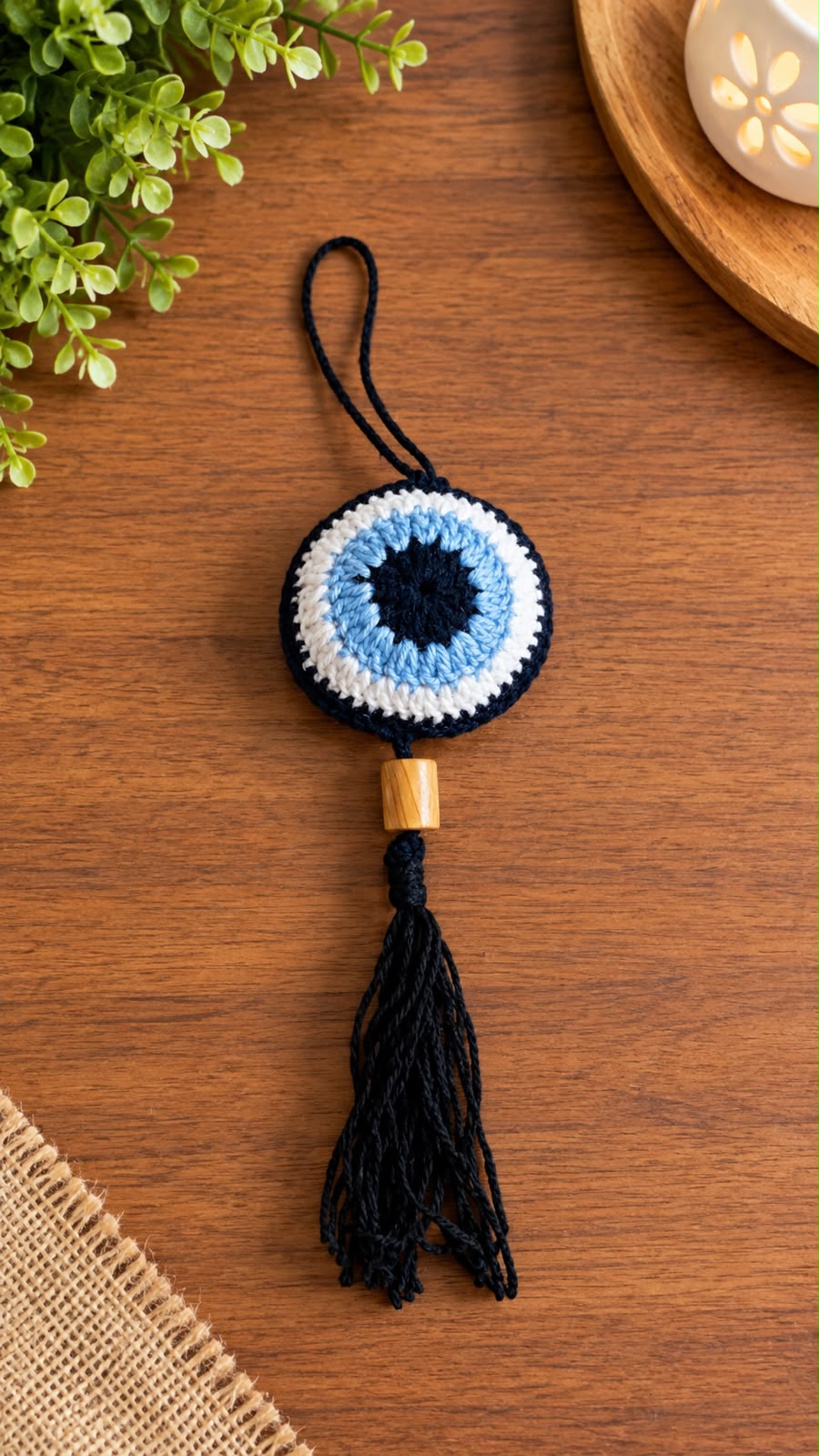 Handcrafted Nazarbattu (Evil Eye) with Nimbu-Mirchi