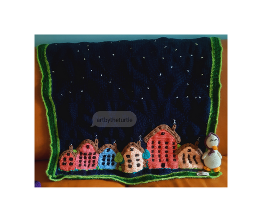 Night Sky Baby Blanket - Fairy Tale Ccollection