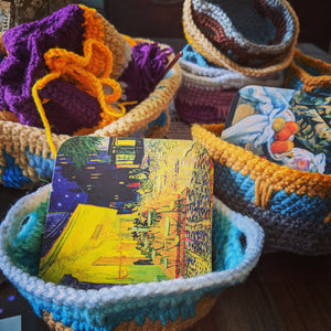 Handmade Knitted Baskets Galore