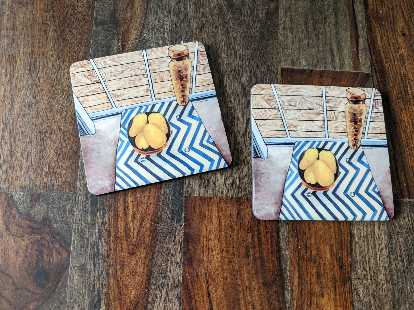 Coaster art for table