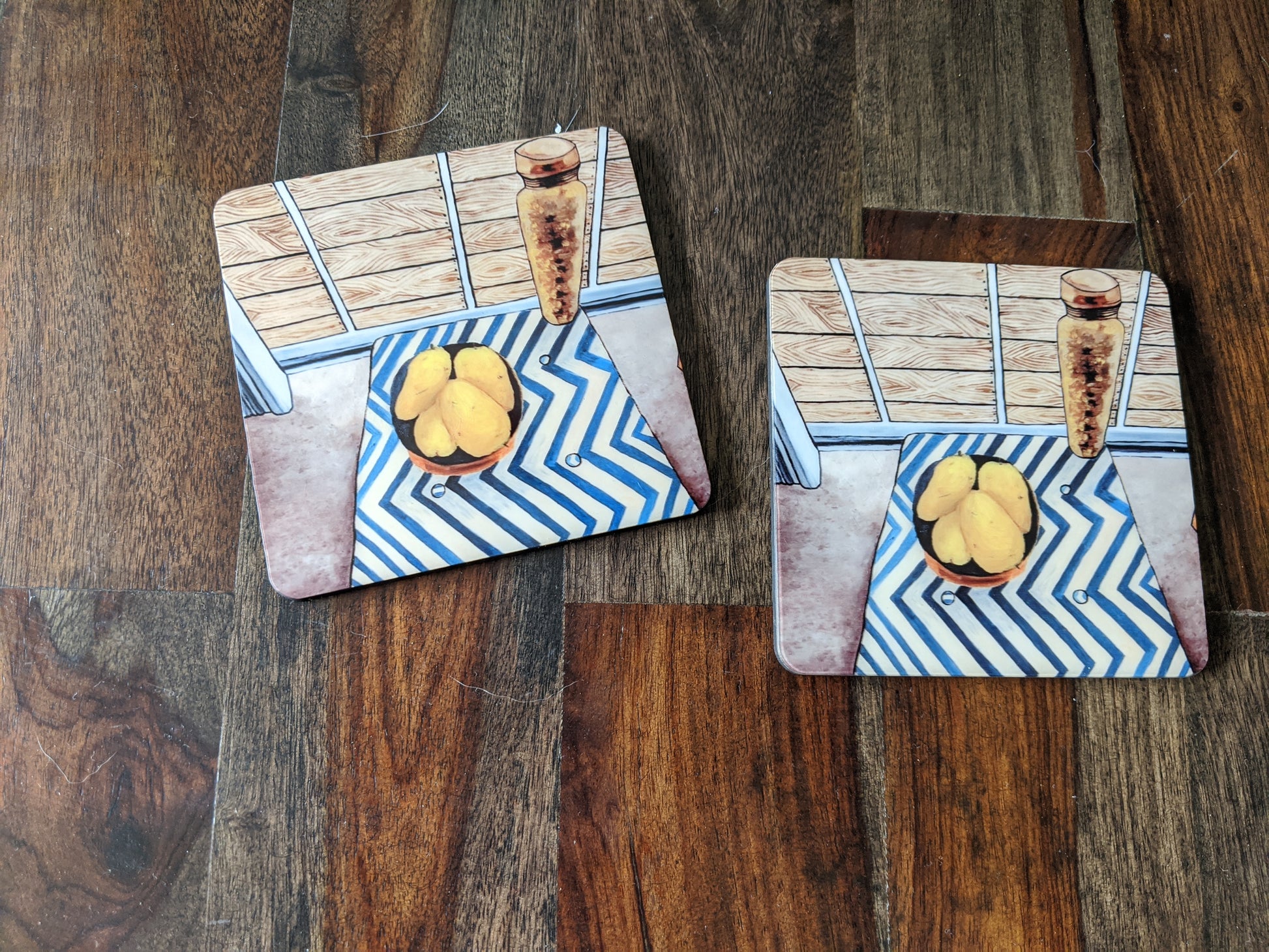 Coaster art for table