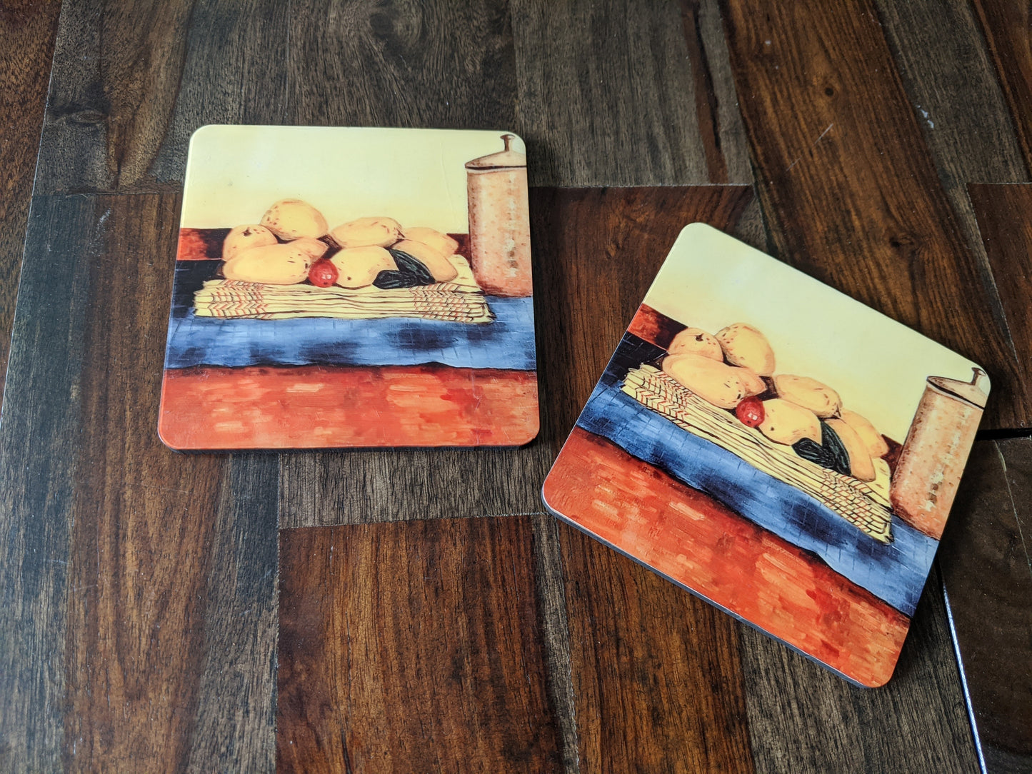hand crafted coaster art