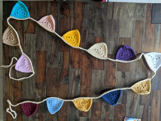 Knitted Bunting For Home Decor