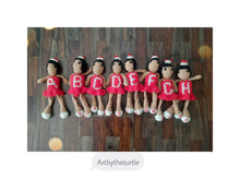 Load image into Gallery viewer, Handmade Alphabet Dolls
